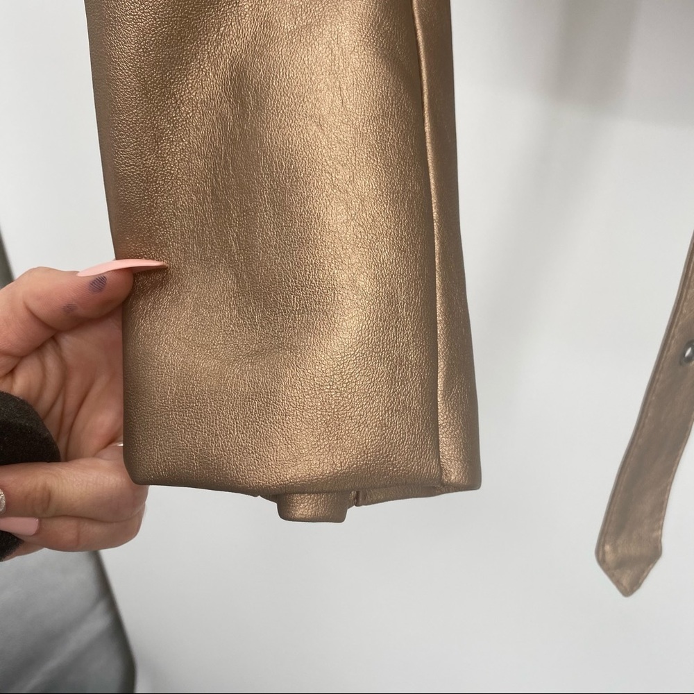 Romeo & Juliet CoutureMetallic Faux Leather Jacket - Picture 4 of 11